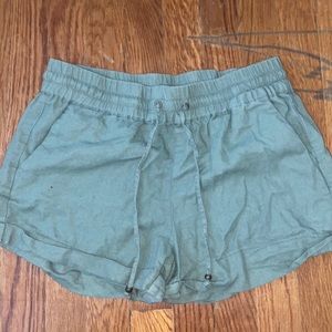 Green shorts